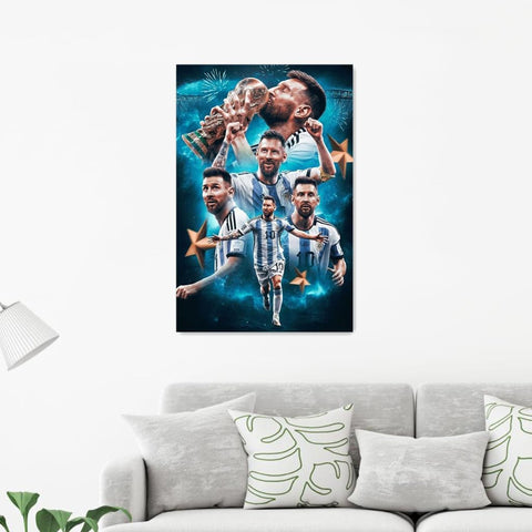 Football Superstar FIFA World Cup Poster