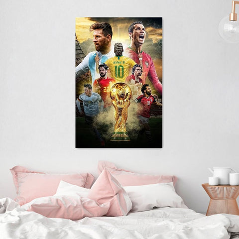 Football Superstar FIFA World Cup Poster