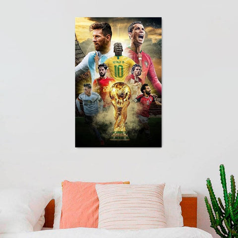 Football Superstar FIFA World Cup Poster