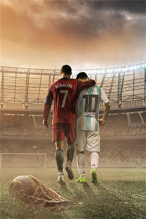 Football Superstar FIFA World Cup Poster