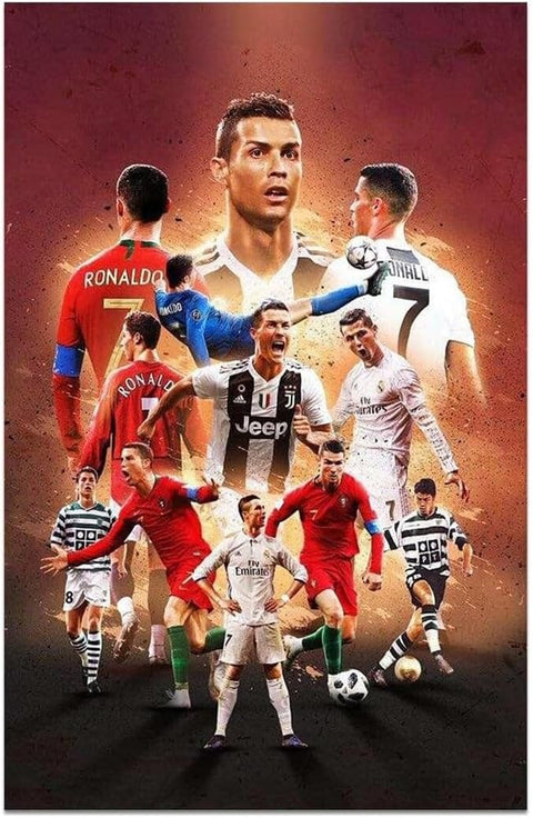Football Superstar FIFA World Cup Poster