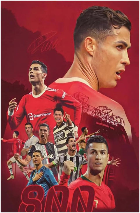 Football Superstar FIFA World Cup Poster