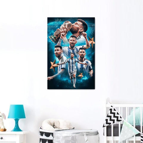 Football Superstar FIFA World Cup Poster