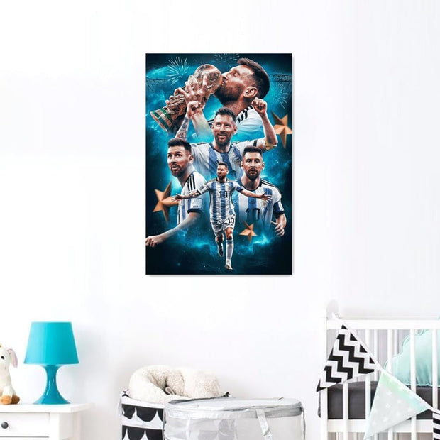 Football Superstar FIFA World Cup Poster