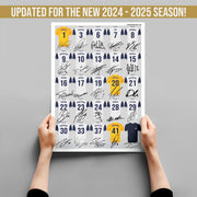Tottenham Hotspur 2024-25 Signed Poster