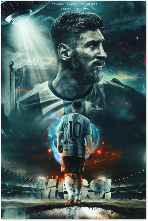 Football Superstar FIFA World Cup Poster