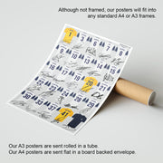 Tottenham Hotspur 2024-25 Signed Poster