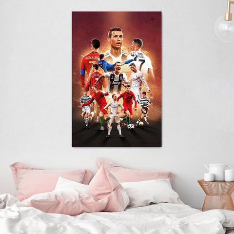 Football Superstar FIFA World Cup Poster