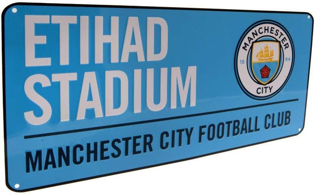 Manchester City FC Street Sign