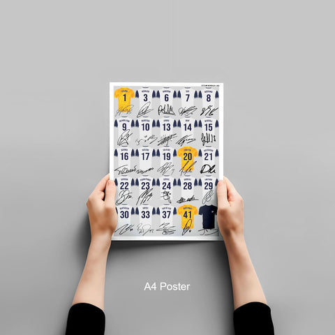 Tottenham Hotspur 2024-25 Signed Poster