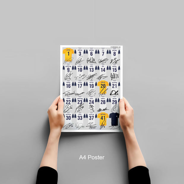 Tottenham Hotspur 2024-25 Signed Poster