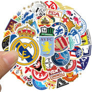 50 pcs Soccer Logo Stickers