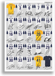 Tottenham Hotspur 2024-25 Signed Poster