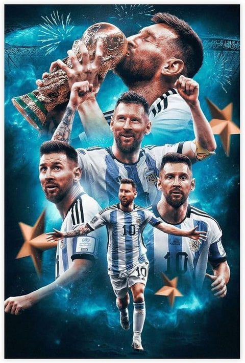 Football Superstar FIFA World Cup Poster