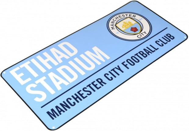 Manchester City FC Street Sign
