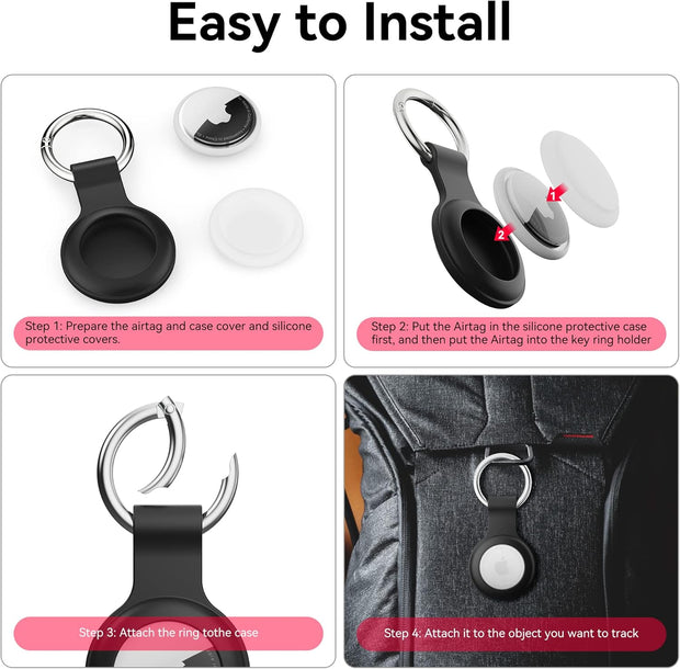 4-Pack AirTag holders