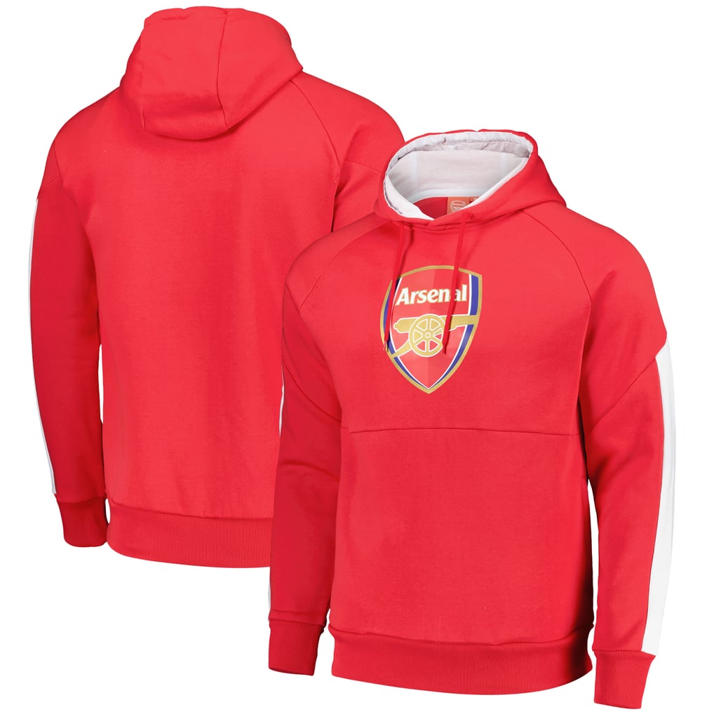 Arsenal Core Large Crest Hoodie - Red - Mens - view 1