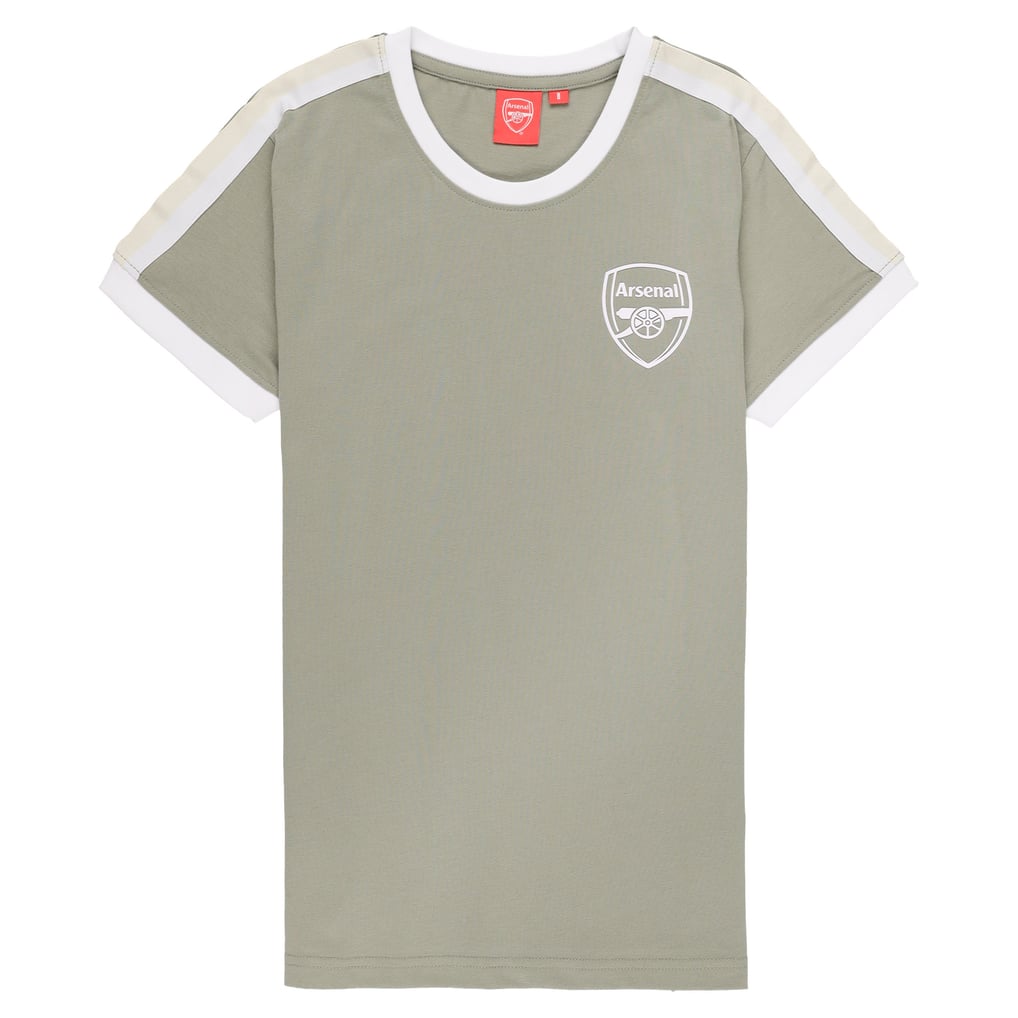 Arsenal Tape Detail T-Shirt - Seagrass - Womens - view 2