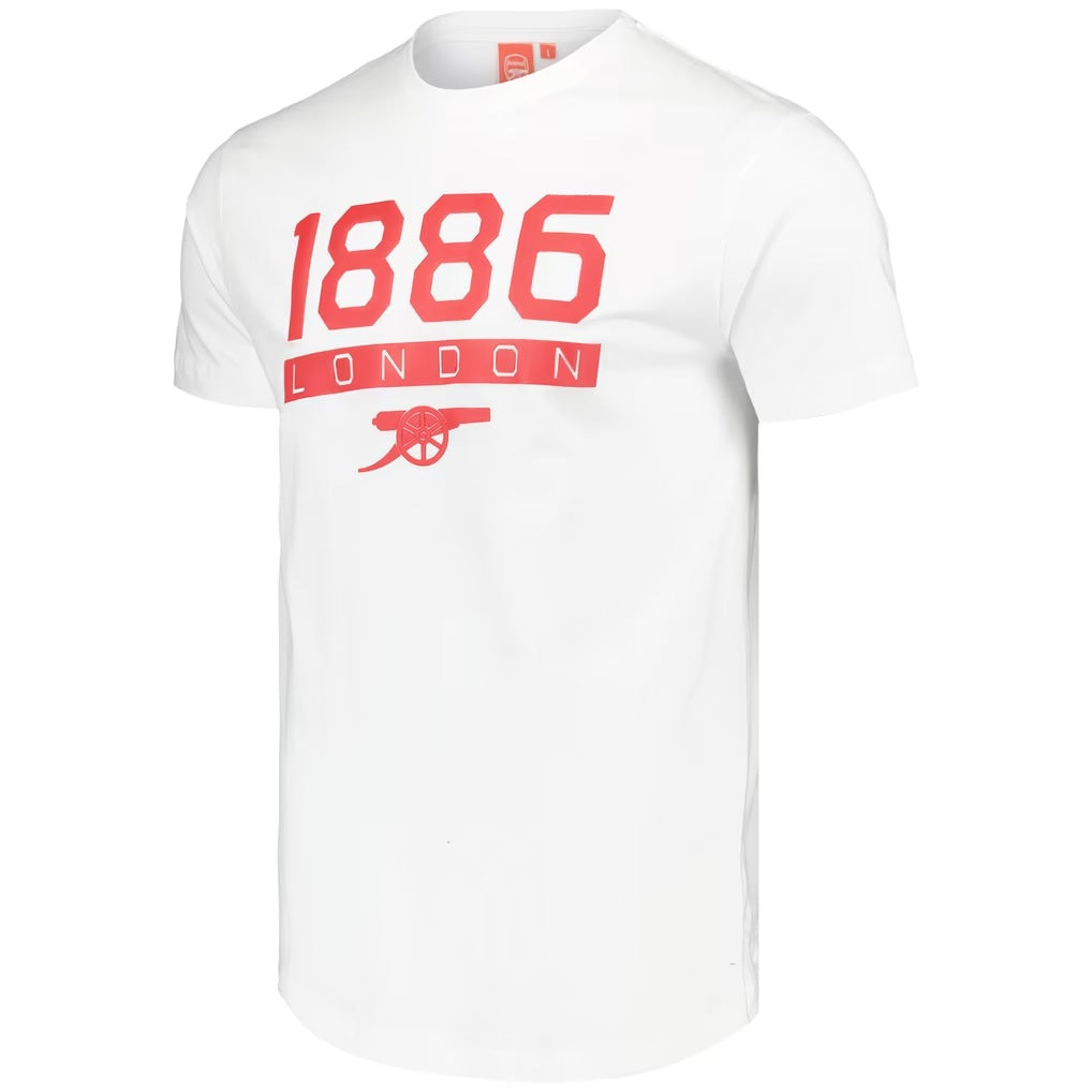 Arsenal Core Established Graphic T-Shirt - White - Mens