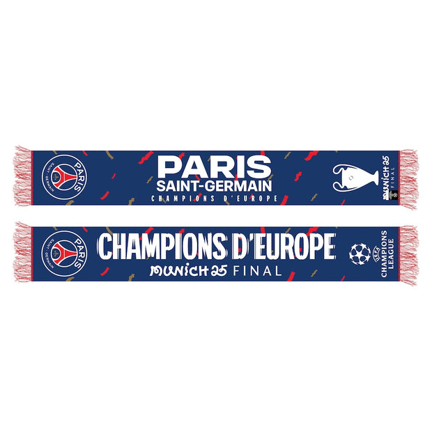 PSG UCL Champions 2025 Classic Jaquard Scarf