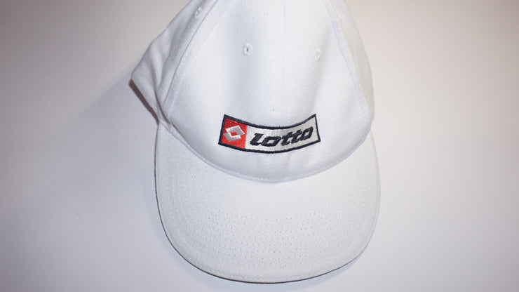 Lotto Cap (White - Red Lotto Logo)